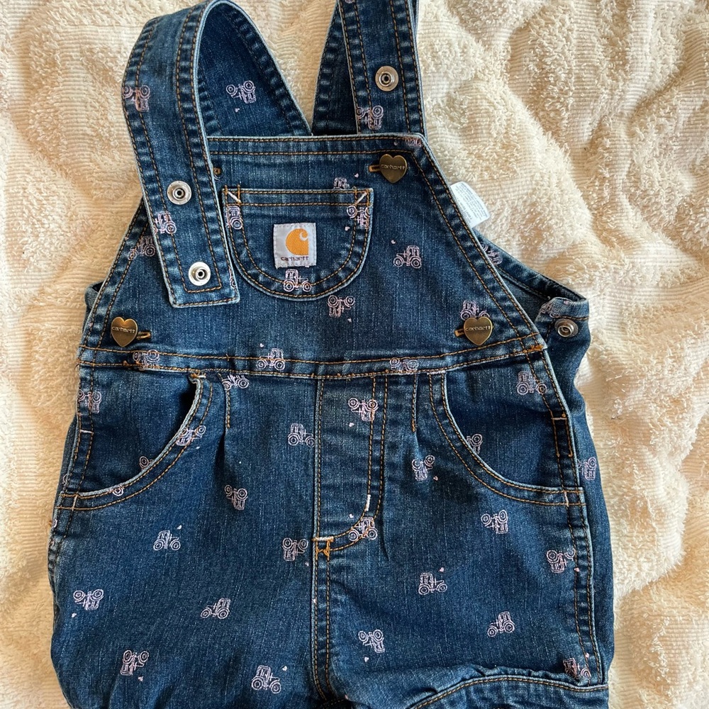 Carhartt Kids Denim Overalls - Blue
